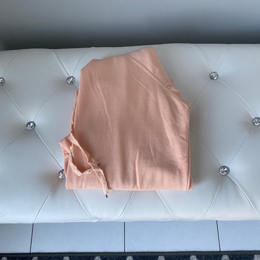 Ardene • Peach&White long sleeve hoodie «GIRLS» - Picture 6 of 11
